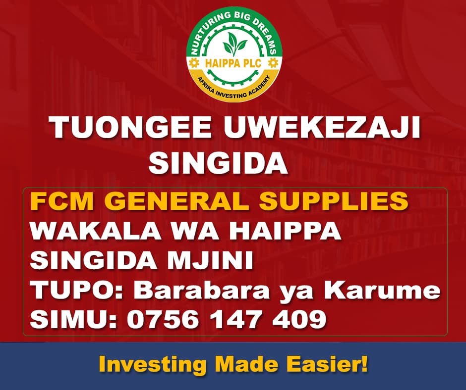 VITABU VYA UWEKEZAJI NA HAIPPA